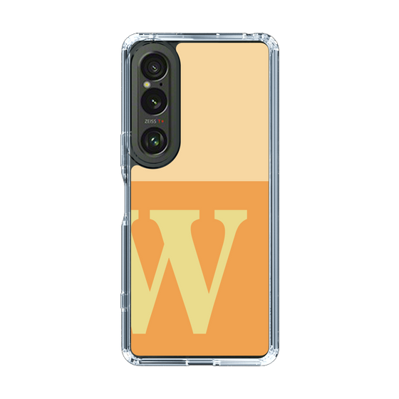 Slim Protection Case［ Original - initial two tone - W orange ］