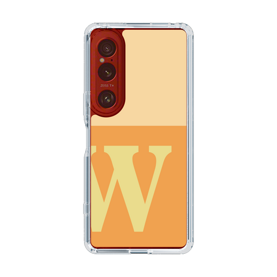 Slim Protection Case［ Original - initial two tone - W orange ］