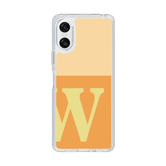 Slim Protection Case［ Original - initial two tone - W orange ］