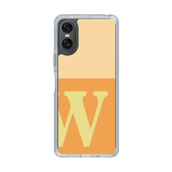 Slim Protection Case［ Original - initial two tone - W orange ］