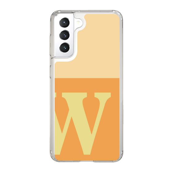 Slim Protection Case［ Original - initial two tone - W orange ］
