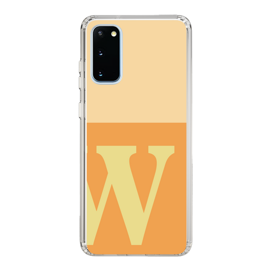 Slim Protection Case［ Original - initial two tone - W orange ］