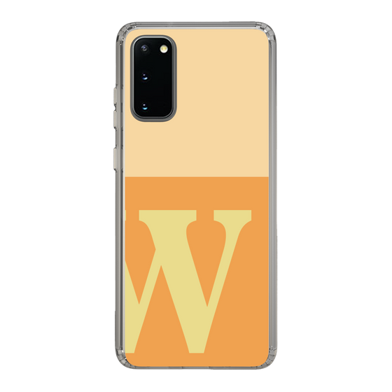Slim Protection Case［ Original - initial two tone - W orange ］