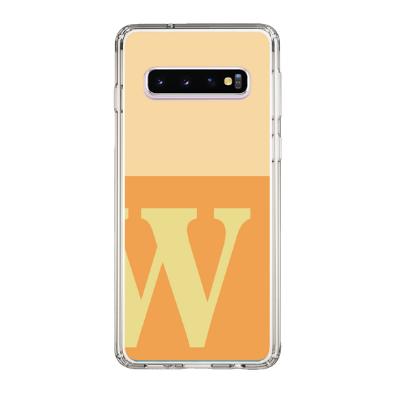 Slim Protection Case［ Original - initial two tone - W orange ］