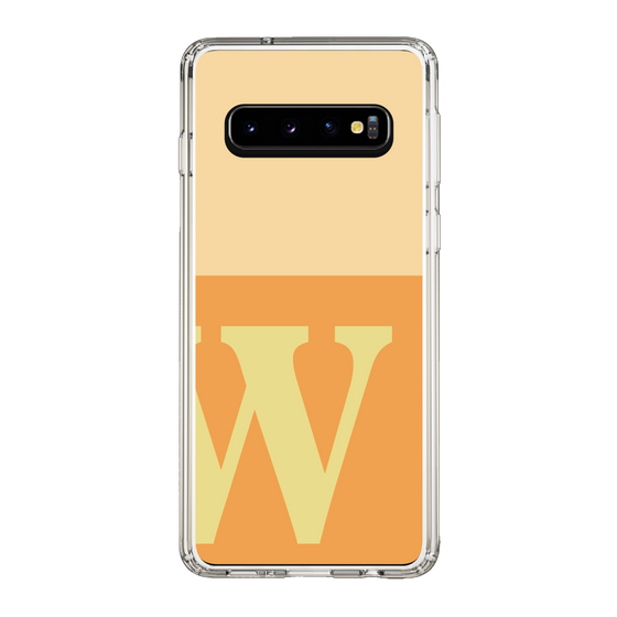 Slim Protection Case［ Original - initial two tone - W orange ］