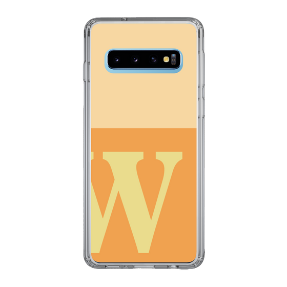 Slim Protection Case［ Original - initial two tone - W orange ］