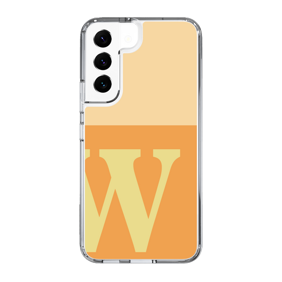 Slim Protection Case［ Original - initial two tone - W orange ］