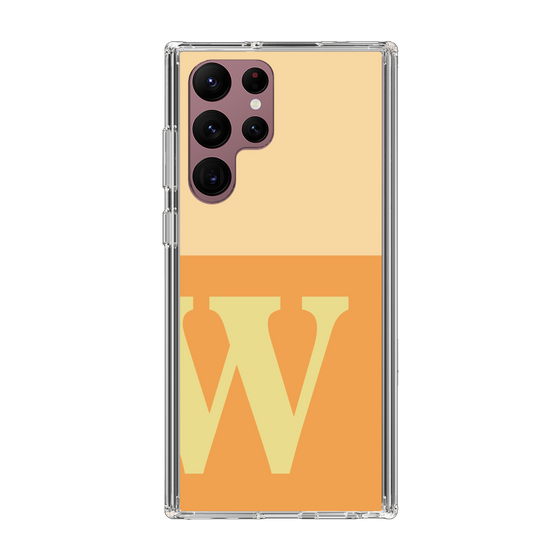 Slim Protection Case［ Original - initial two tone - W orange ］