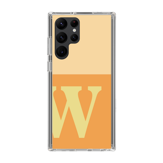 Slim Protection Case［ Original - initial two tone - W orange ］