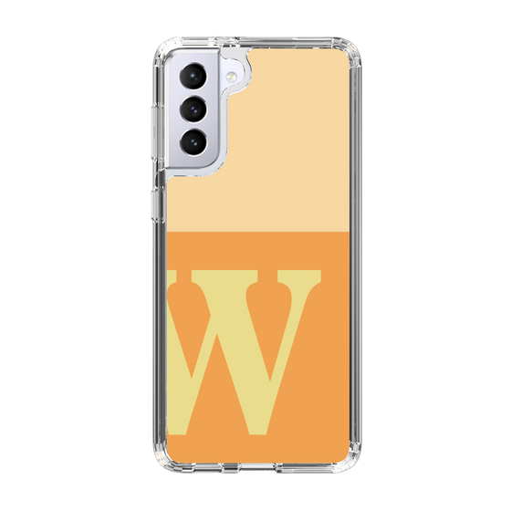 Slim Protection Case［ Original - initial two tone - W orange ］