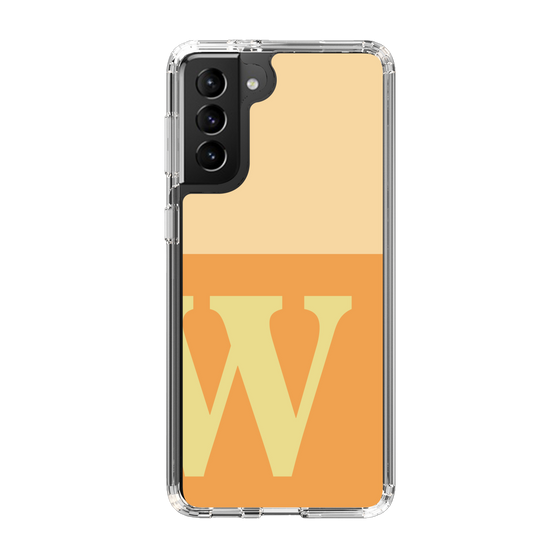 Slim Protection Case［ Original - initial two tone - W orange ］