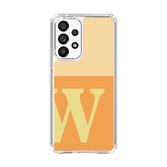 Slim Protection Case［ Original - initial two tone - W orange ］