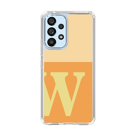 Slim Protection Case［ Original - initial two tone - W orange ］