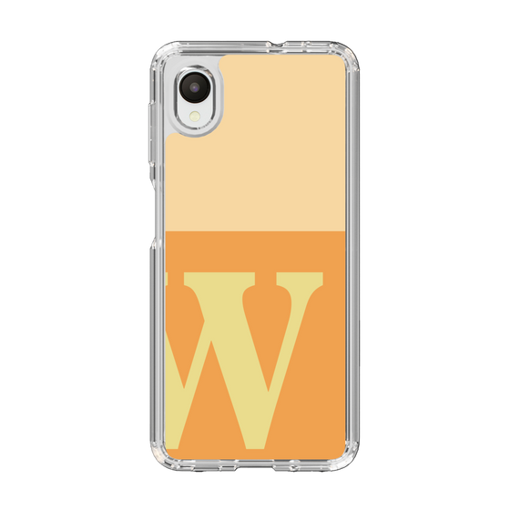 Slim Protection Case［ Original - initial two tone - W orange ］