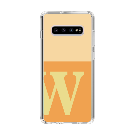 Slim Protection Case［ Original - initial two tone - W orange ］