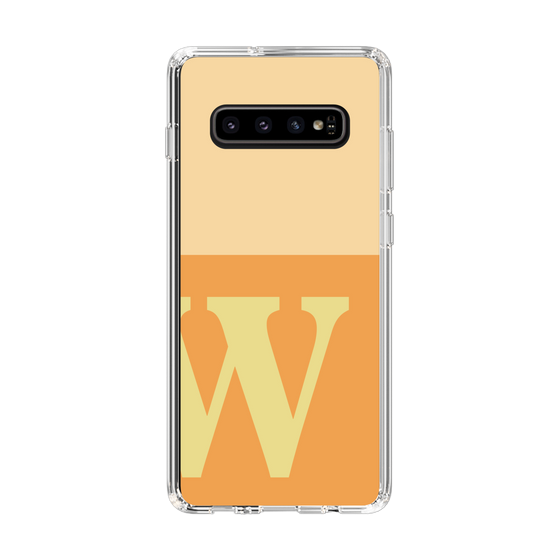 Slim Protection Case［ Original - initial two tone - W orange ］