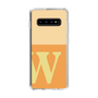 Slim Protection Case［ Original - initial two tone - W orange ］