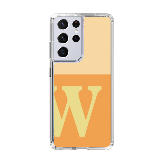 Slim Protection Case［ Original - initial two tone - W orange ］