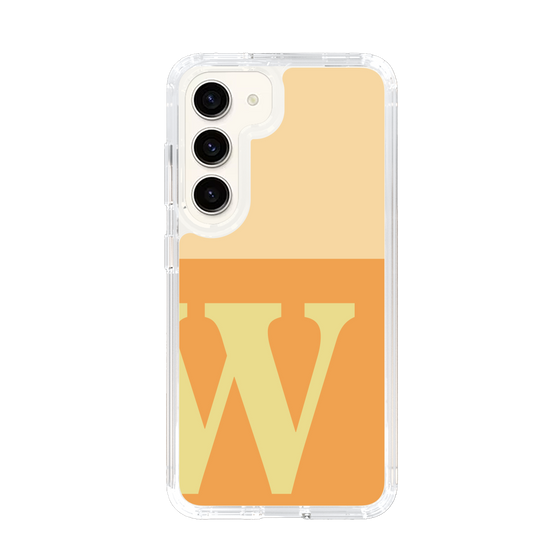 Slim Protection Case［ Original - initial two tone - W orange ］
