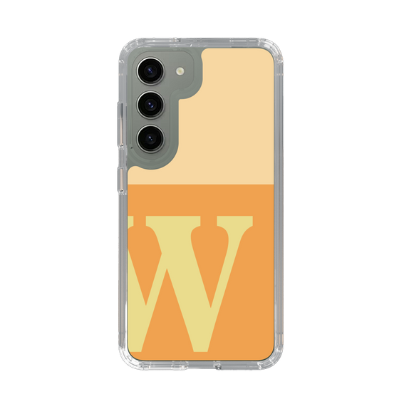 Slim Protection Case［ Original - initial two tone - W orange ］