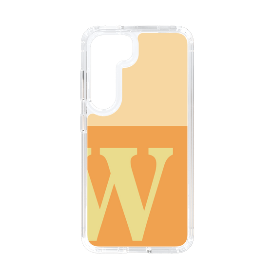 Slim Protection Case［ Original - initial two tone - W orange ］