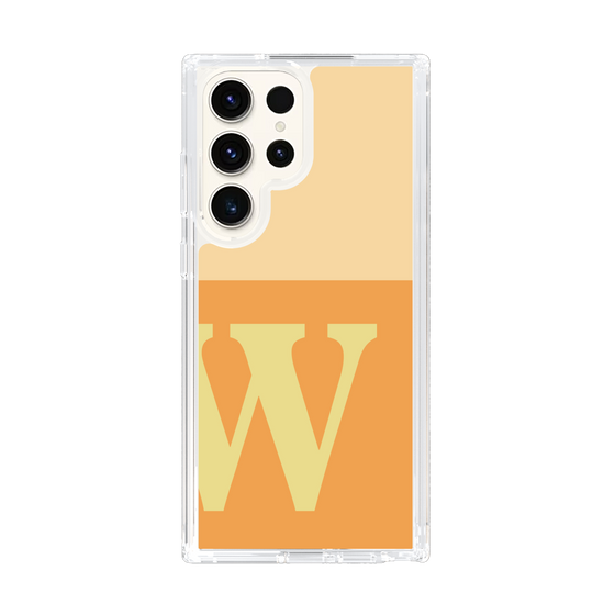 Slim Protection Case［ Original - initial two tone - W orange ］