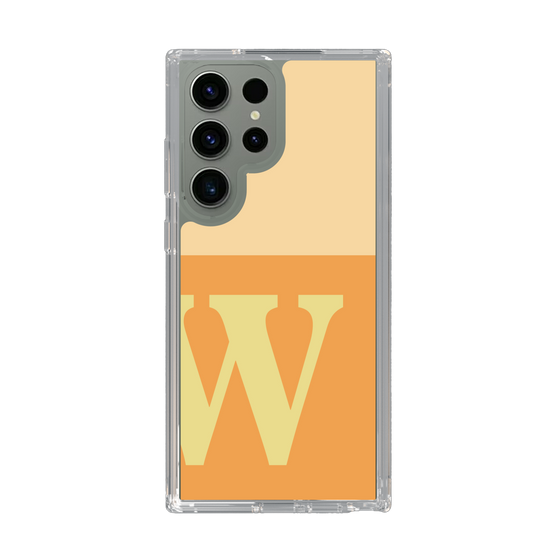 Slim Protection Case［ Original - initial two tone - W orange ］