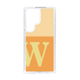 Slim Protection Case［ Original - initial two tone - W orange ］