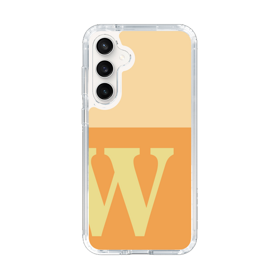 Slim Protection Case［ Original - initial two tone - W orange ］