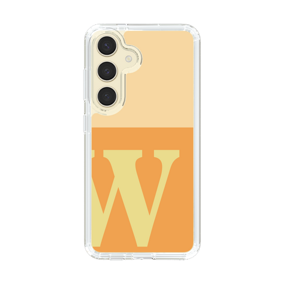 Slim Protection Case［ Original - initial two tone - W orange ］