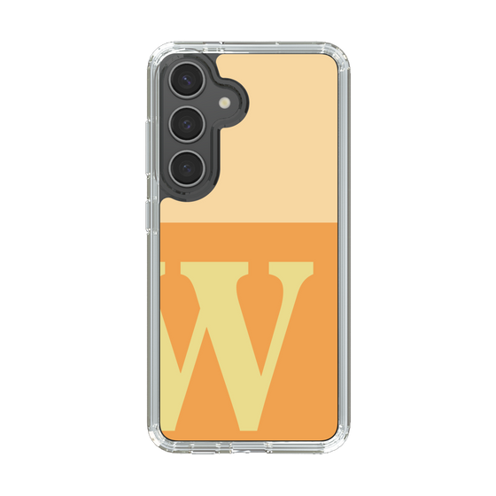 Slim Protection Case［ Original - initial two tone - W orange ］