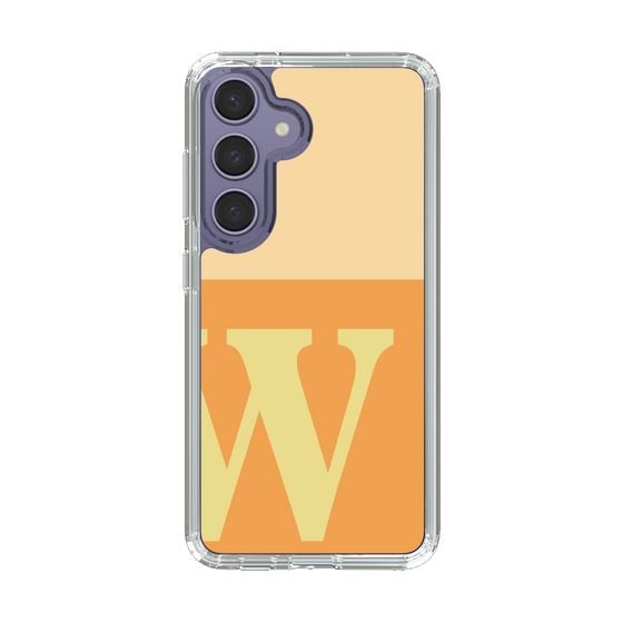 Slim Protection Case［ Original - initial two tone - W orange ］