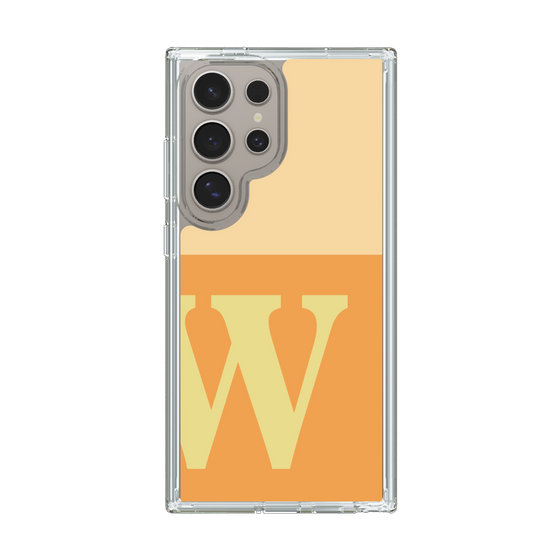 Slim Protection Case［ Original - initial two tone - W orange ］