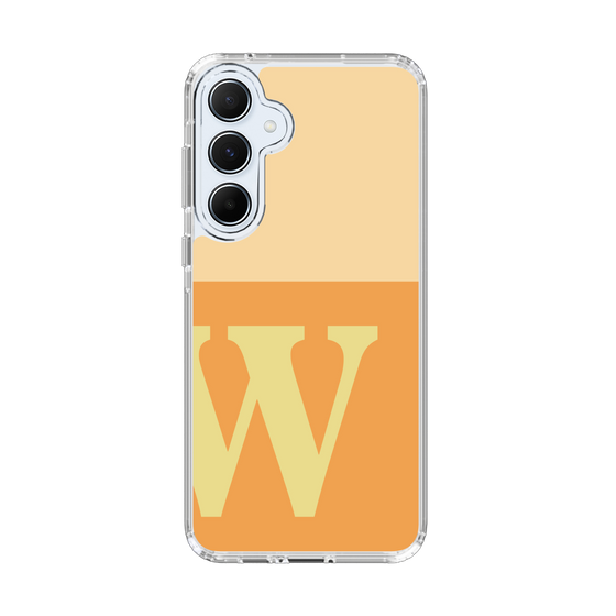Slim Protection Case［ オリジナル - initial two tone - W orange ］