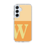 Slim Protection Case［ オリジナル - initial two tone - W orange ］