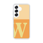 Slim Protection Case［ Original - initial two tone - W orange ］