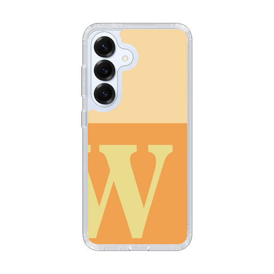 Slim Protection Case［ Original - initial two tone - W orange ］
