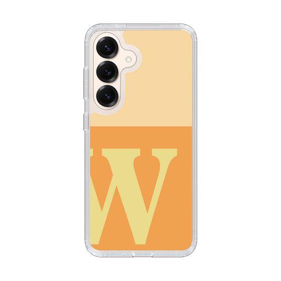 Slim Protection Case［ Original - initial two tone - W orange ］