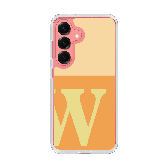 Slim Protection Case［ Original - initial two tone - W orange ］