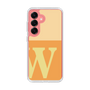 Slim Protection Case［ Original - initial two tone - W orange ］