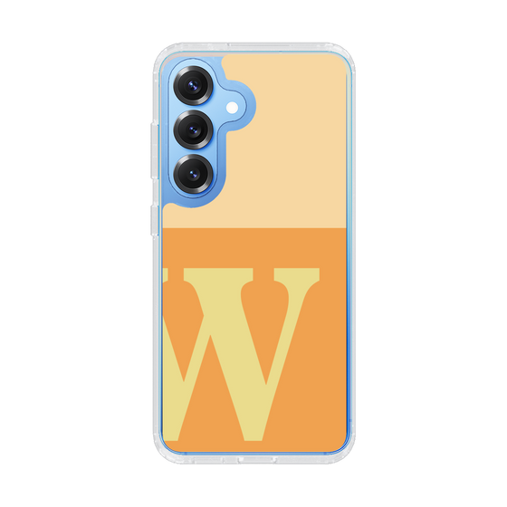 Slim Protection Case［ Original - initial two tone - W orange ］