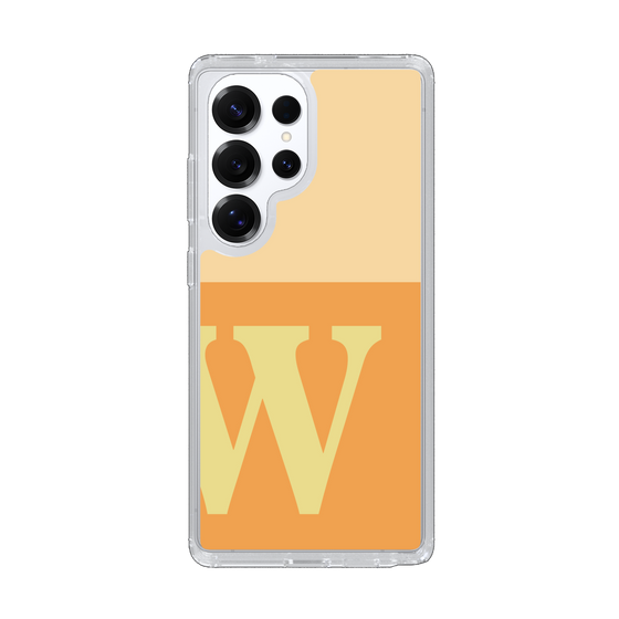 Slim Protection Case［ Original - initial two tone - W orange ］