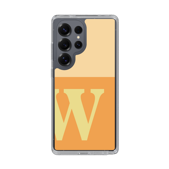 Slim Protection Case［ Original - initial two tone - W orange ］