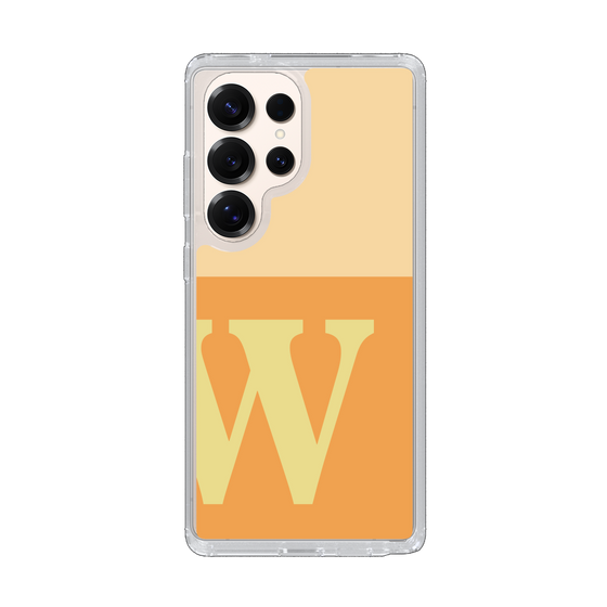 Slim Protection Case［ Original - initial two tone - W orange ］