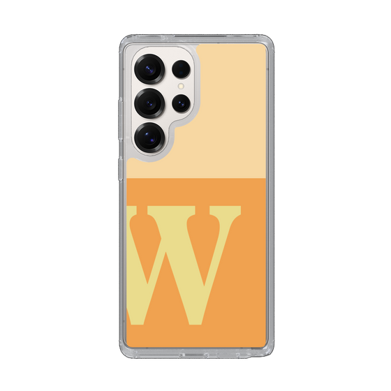 Slim Protection Case［ Original - initial two tone - W orange ］
