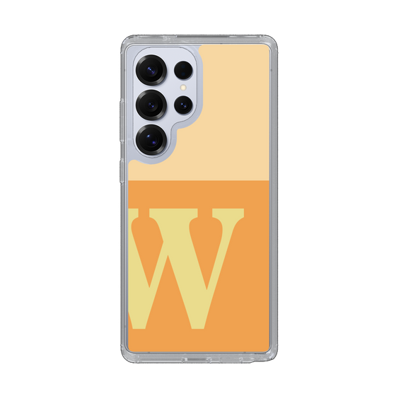Slim Protection Case［ Original - initial two tone - W orange ］
