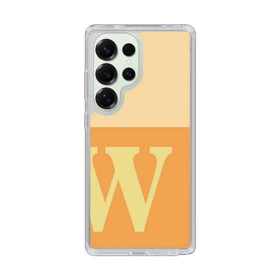 Slim Protection Case［ Original - initial two tone - W orange ］
