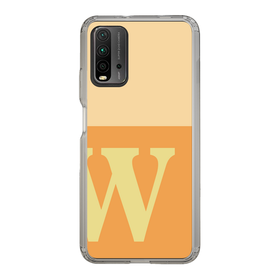 Slim Protection Case［ Original - initial two tone - W orange ］