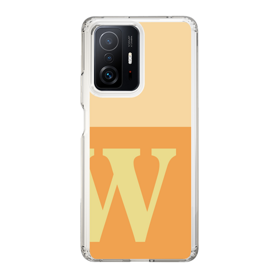 Slim Protection Case［ Original - initial two tone - W orange ］