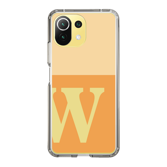 Slim Protection Case［ Original - initial two tone - W orange ］
